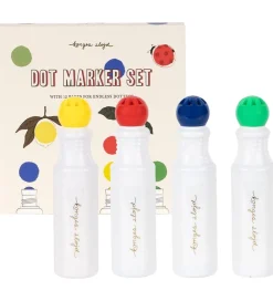 Konges Sløjd Kreativ Leg|Kreasæt>Tuscher m. Tegneark - Dot Marker - Multi