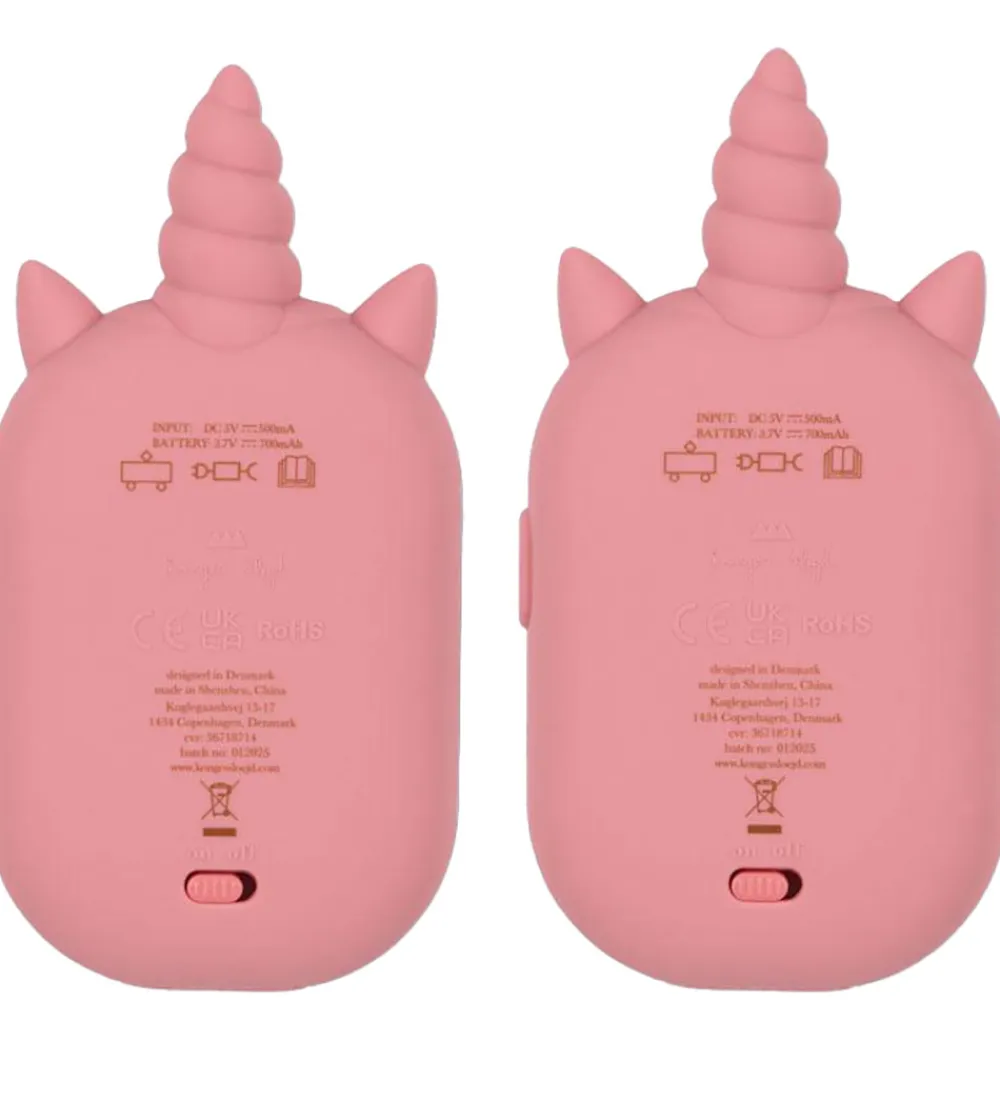 Konges Sløjd Walkie Talkies>Walkie Talkie - Sparkling Pink