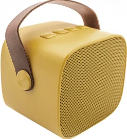 Lalarma Musikinstrumenter>Højtaler m. Mikrofon - Trådløs - Karaoke - Gul