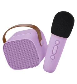 Lalarma Musikinstrumenter>Højtaler m. Mikrofon - Trådløs - Karaoke - Lilla