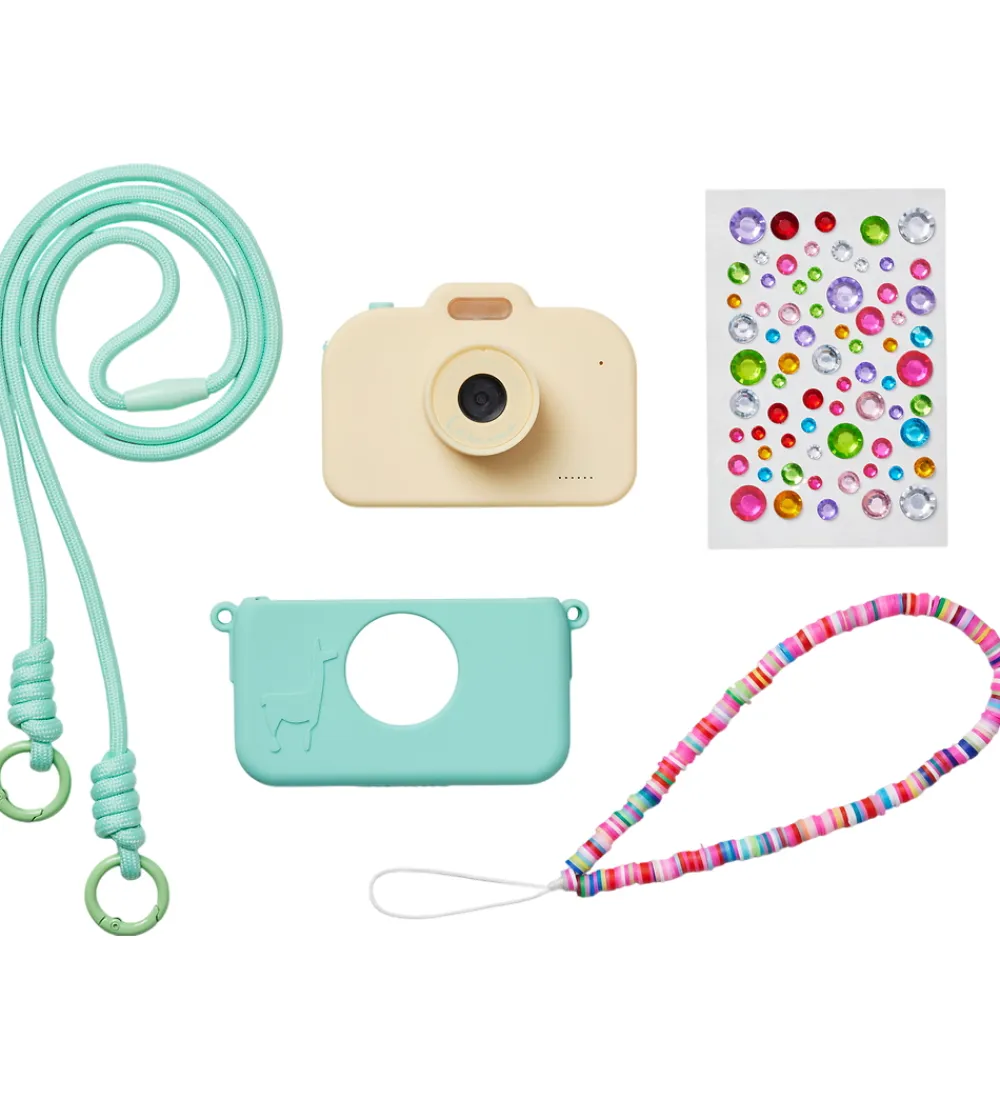 Lalarma Børnekamera>Kamera - Star - Gul/Mint