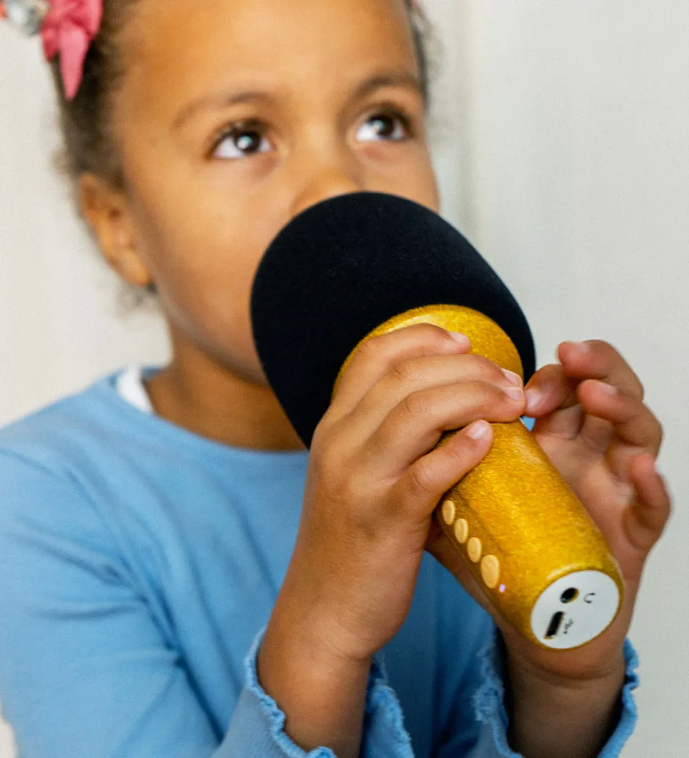 Lalarma Musikinstrumenter>Mikrofon - Glitter Grove - Guld