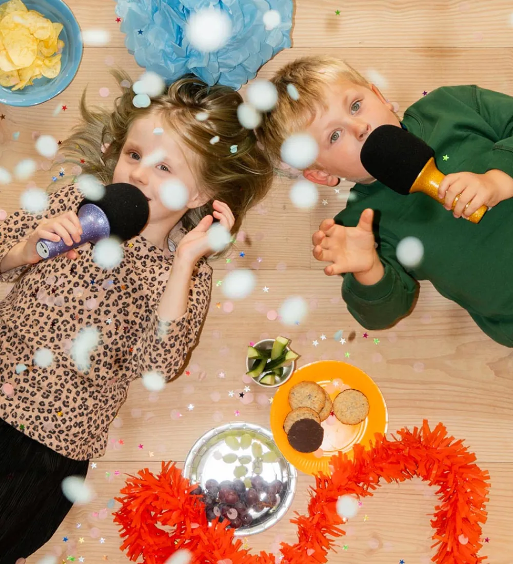 Lalarma Musikinstrumenter>Mikrofon - Glitter Grove - Guld