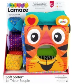 Lamaze Puttekasser>Blød Puttekasse m. Dyremotiver - Multifarvet