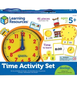 Learning Resources Babylegetøj|Aktivitetslegetøj>Aktivitetslegetøj - Lær Klokken - 41 Dele