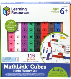 Learning Resources Kreativ Leg|Kreasæt>Legetøj MathLink Cubes - Matematik For Begynd