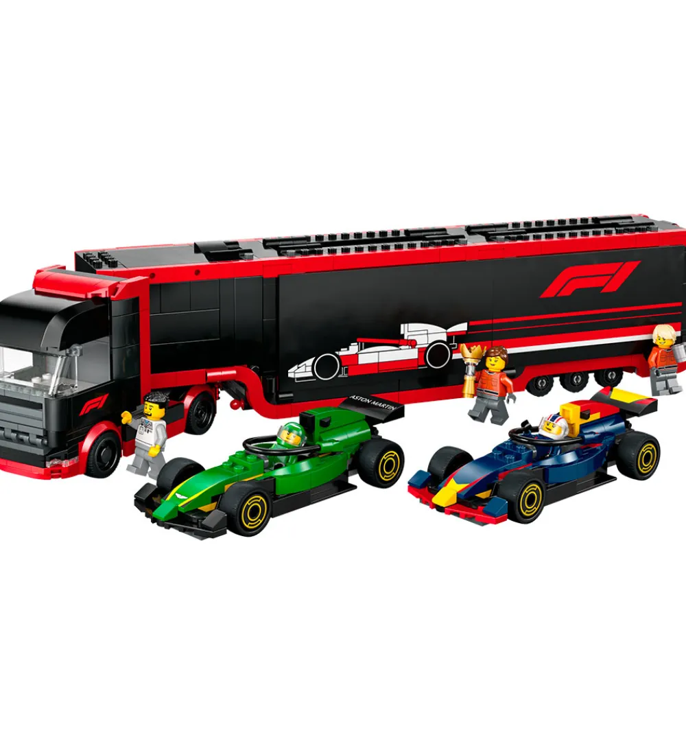 LEGO® Konstruktionslegetøj|Lego®>City - F1®-lastbil m. F1®-biler 60445 - 1086 Dele