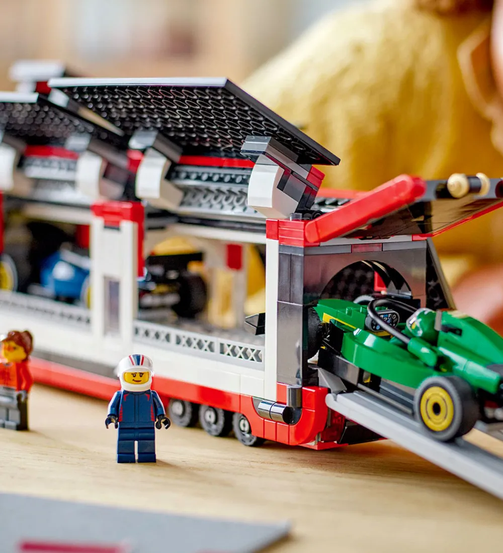 LEGO® Konstruktionslegetøj|Lego®>City - F1®-lastbil m. F1®-biler 60445 - 1086 Dele