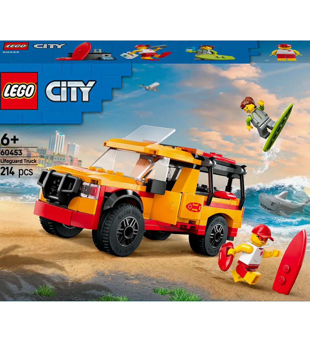 LEGO® Konstruktionslegetøj|Lego®>City - Livredderbil 60453 - 214 Dele