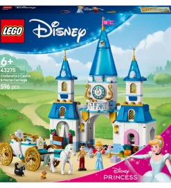 LEGO® Konstruktionslegetøj|Lego®>Disney Princess - Askepots Slot og Karet 43275 - 596 Dele