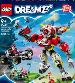 LEGO® Konstruktionslegetøj|Lego®>DREAMZzz - Coopers Tiger-Mech Og Zero... 71497 - 1006 Dele