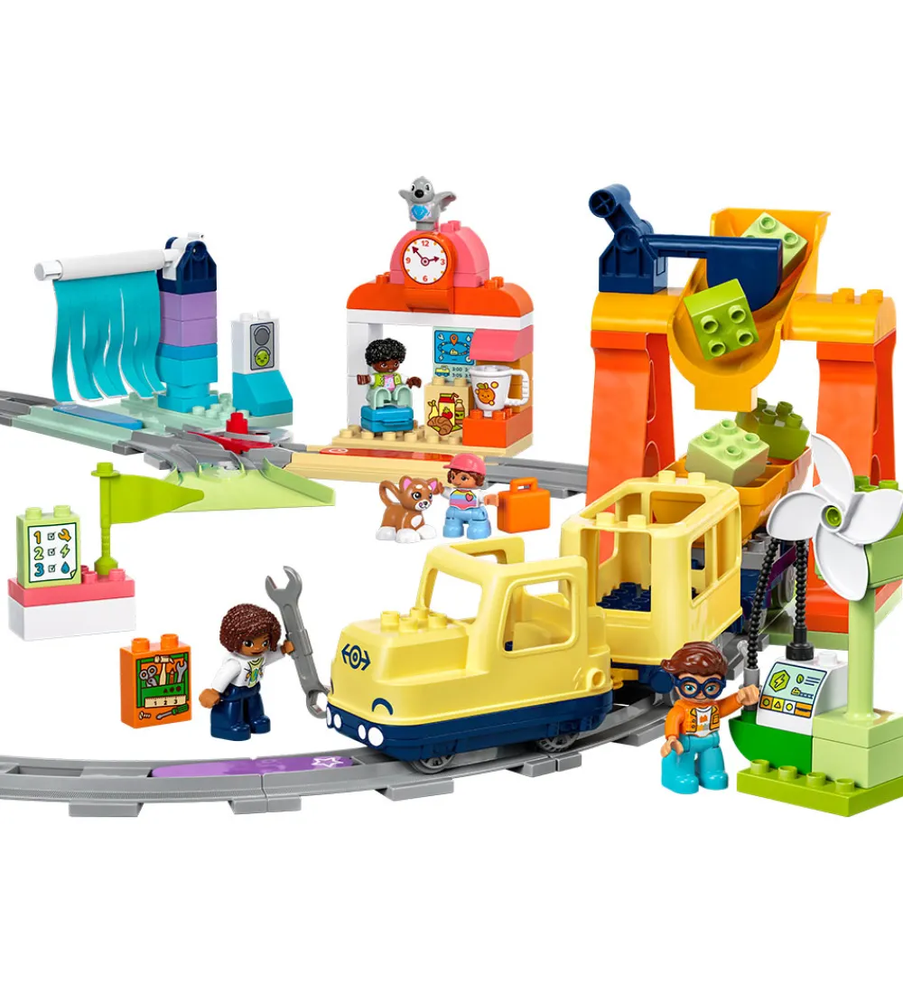 LEGO® Konstruktionslegetøj|Lego®>DUPLO - Stort Interaktivt Lokalbanetog 10428 - 103 Dele