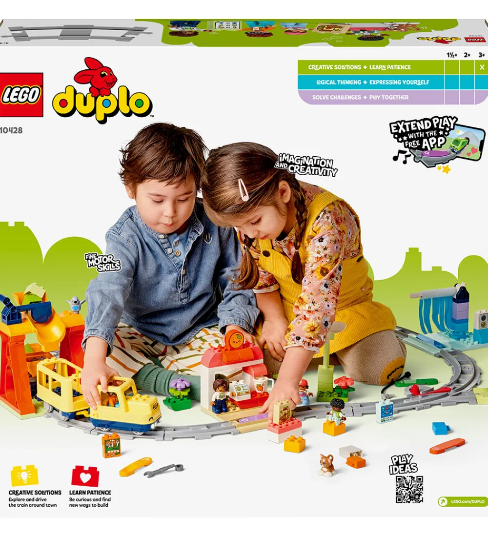 LEGO® Konstruktionslegetøj|Lego®>DUPLO - Stort Interaktivt Lokalbanetog 10428 - 103 Dele