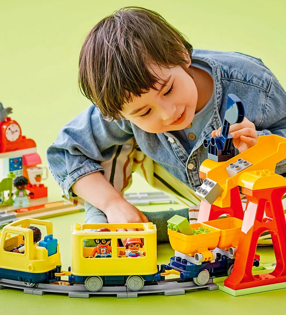 LEGO® Konstruktionslegetøj|Lego®>DUPLO - Stort Interaktivt Lokalbanetog 10428 - 103 Dele