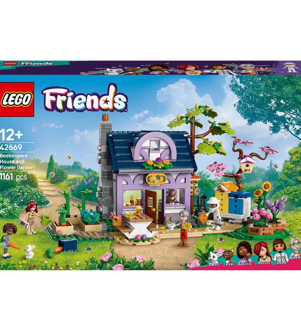 LEGO® Konstruktionslegetøj|Lego®>Friends - Biavlerhus Og Blomsterhave 42669 - 1161 Dele