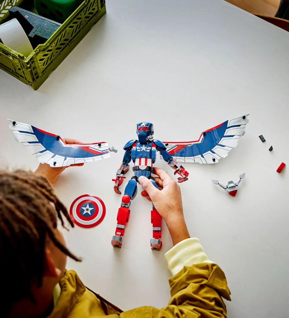 LEGO® Konstruktionslegetøj|Lego®>Marvel - Byg selv-figur af den nye Cap... 76296 - 359 Dele