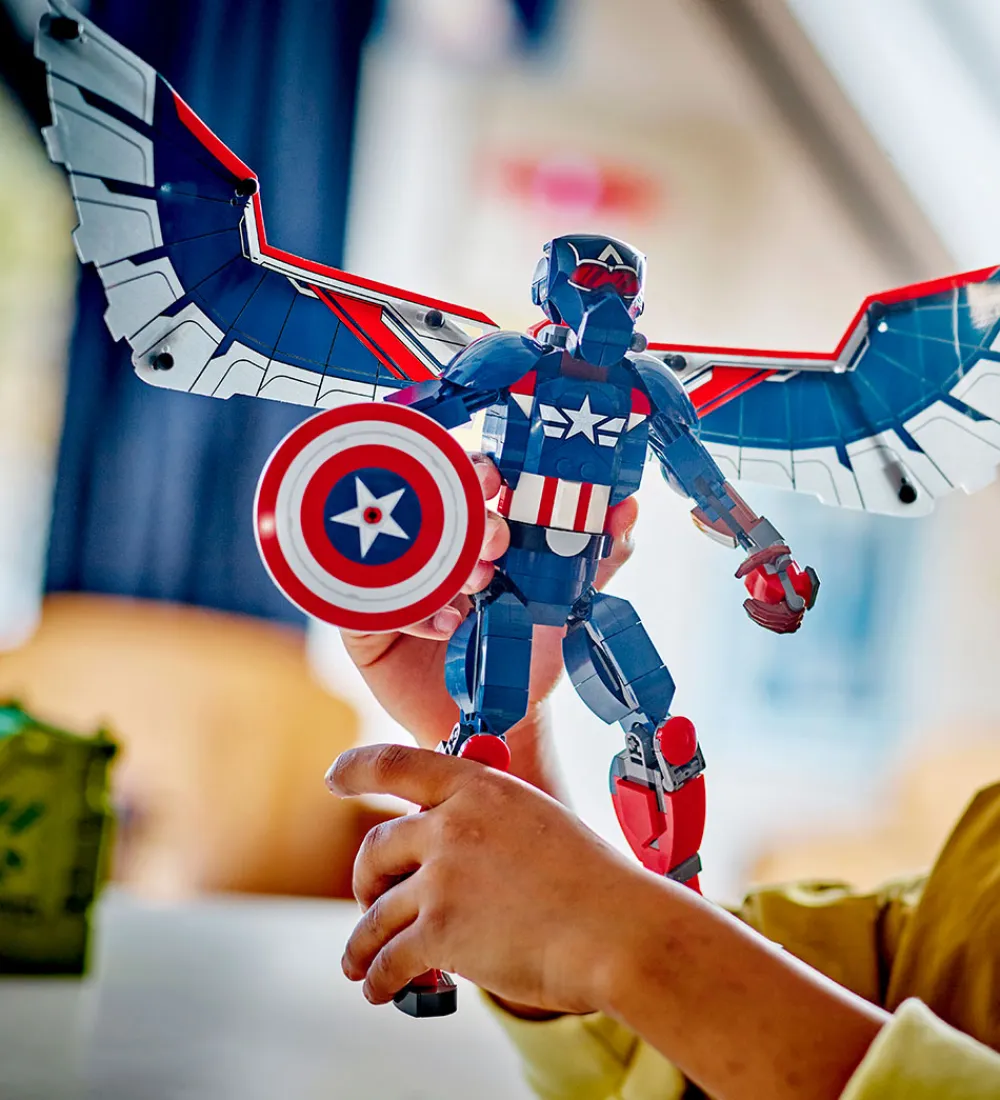 LEGO® Konstruktionslegetøj|Lego®>Marvel - Byg selv-figur af den nye Cap... 76296 - 359 Dele