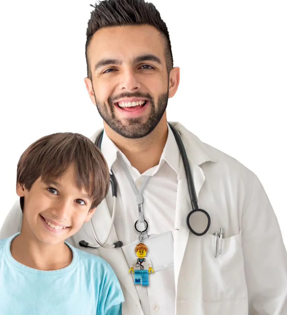 LEGO® Lego®|Lommelygter>Nøglering m. Lommelygte - Male Doctor