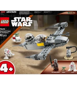 LEGO® Konstruktionslegetøj|Lego®>Star Wars - Mando og Grogus N-1-stjerne... 75410 - 92 Dele