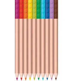 LEGO® Lego®|Tuscher Og Farver>Stationery Farveblyanter - 12-pak - Multifarvet