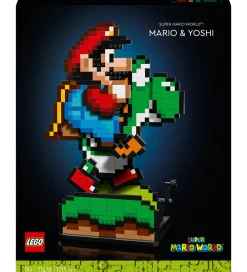 LEGO® Konstruktionslegetøj|Byg Og Klodser>Super Mario World: Mario og Yoshi 71438 - 1215 Dele