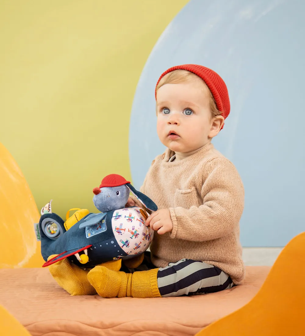 Lilliputiens Babylegetøj|Aktivitetslegetøj>Aktivitetslegetøj - Hunden Jules Flyvemaskine