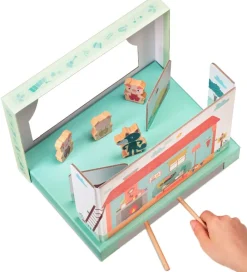 Lilliputiens Aktivitetslegetøj>Aktivitetslegetøj - Magnetisk Teater - Ulven