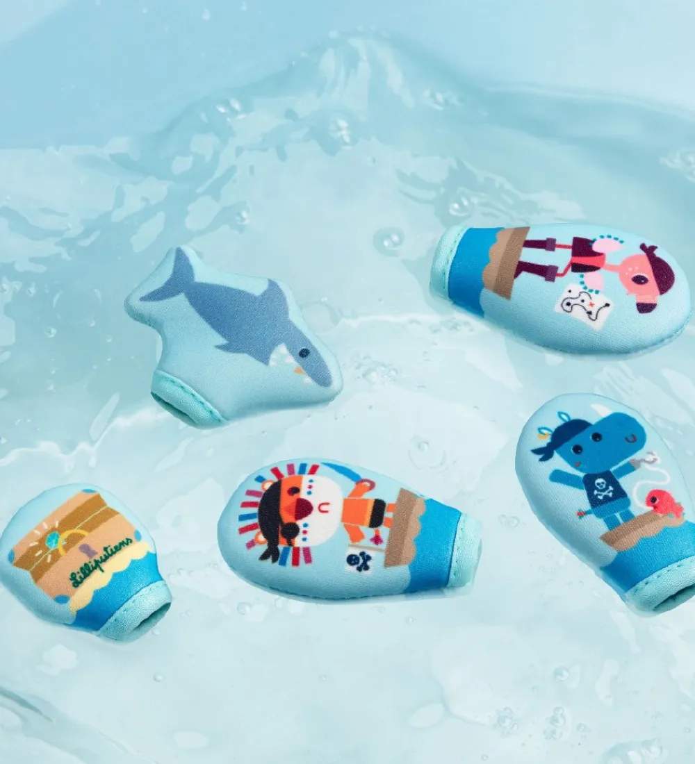 Lilliputiens Badelegetøj>Badelegetøj - Badefingerdukker