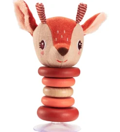 Lilliputiens Gribelegetøj>Rangle Med Sving - Stella - Rød