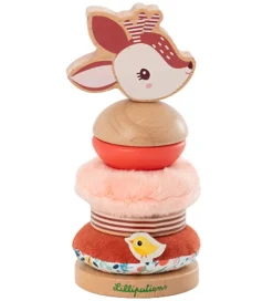 Lilliputiens Stablelegetøj>Stabletårn - 7 Dele - Hjorten Stella