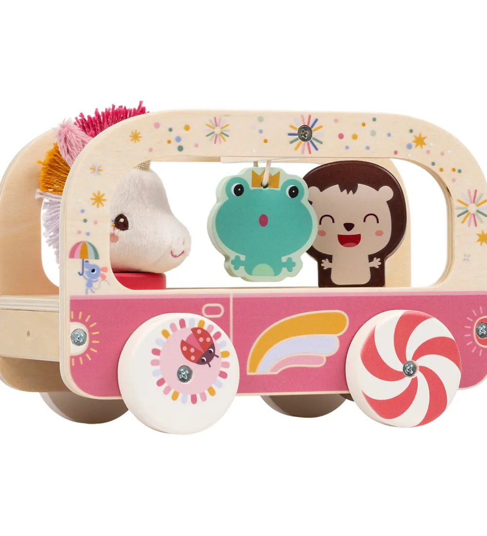 Lilliputiens Babylegetøj>Træklegetøj - Lena Magic Twist Bus