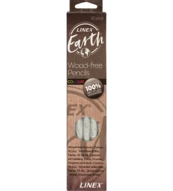 Linex Tuscher Og Farver>Farveblyanter - 10-Pak - Wood-Free