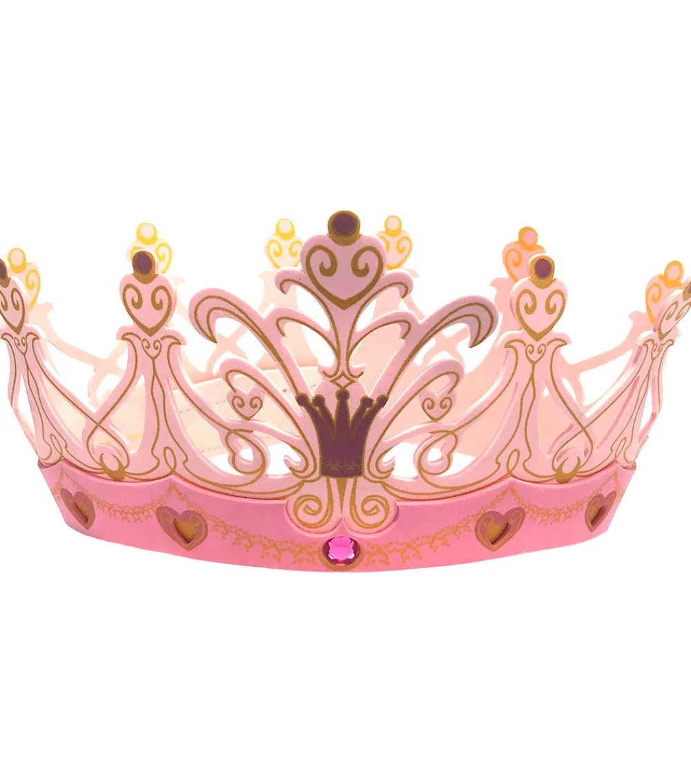 Liontouch Rolleleg>Udklædning - Dronningekrone - Rosa