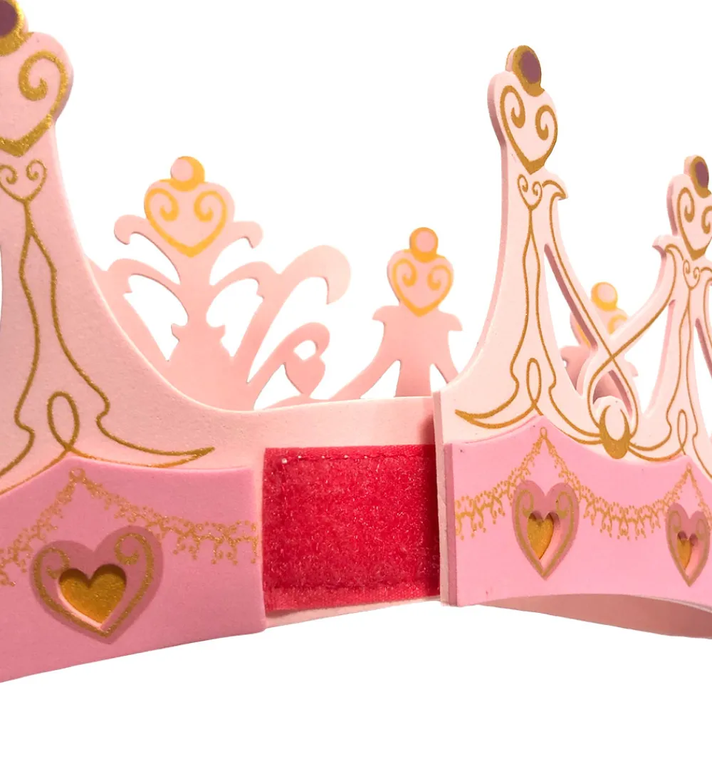 Liontouch Rolleleg>Udklædning - Dronningekrone - Rosa