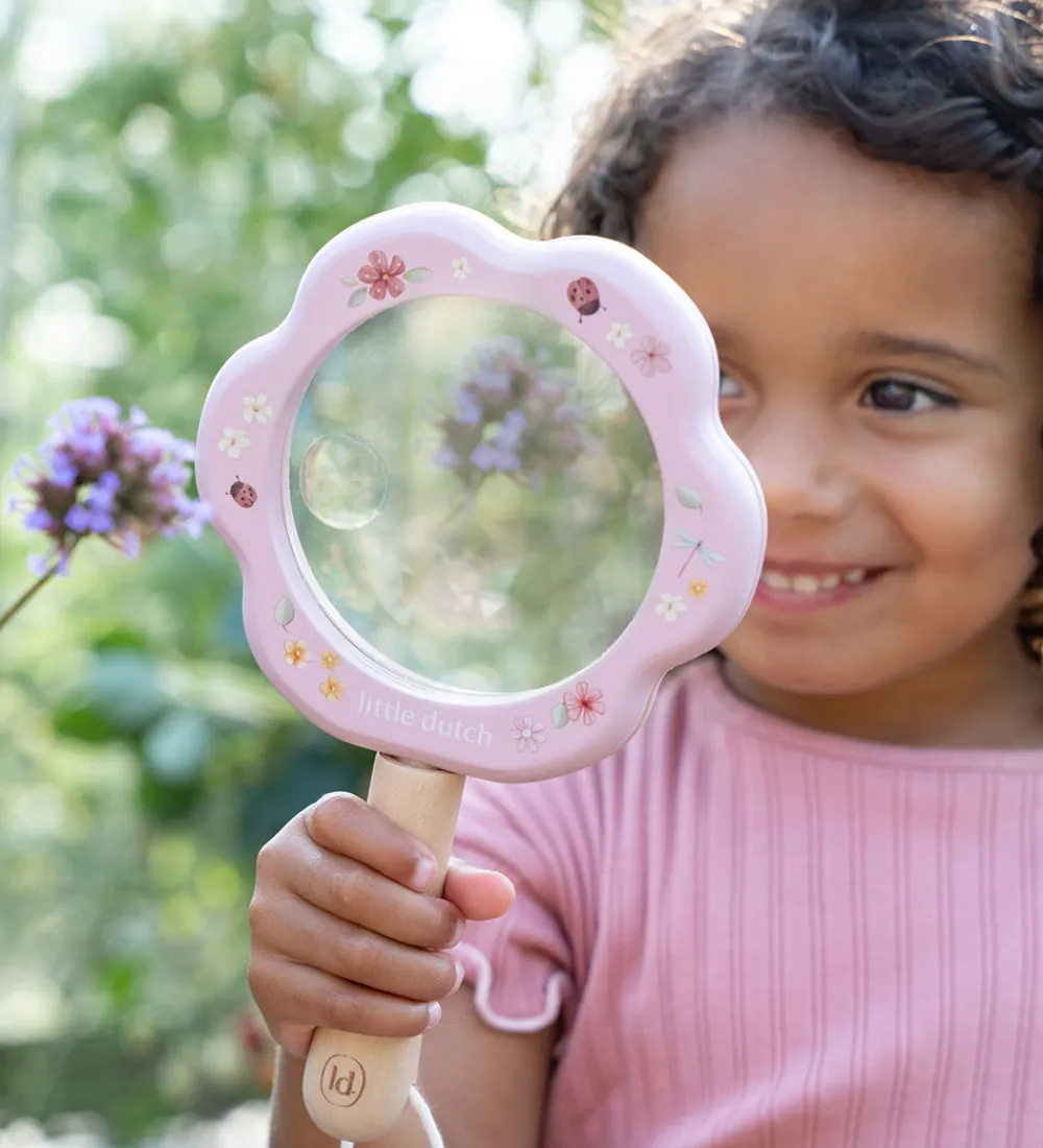 Little Dutch Udeleg Og Udendørs Legetøj>Forstørrelsesglas - Fairy Garden - Pink
