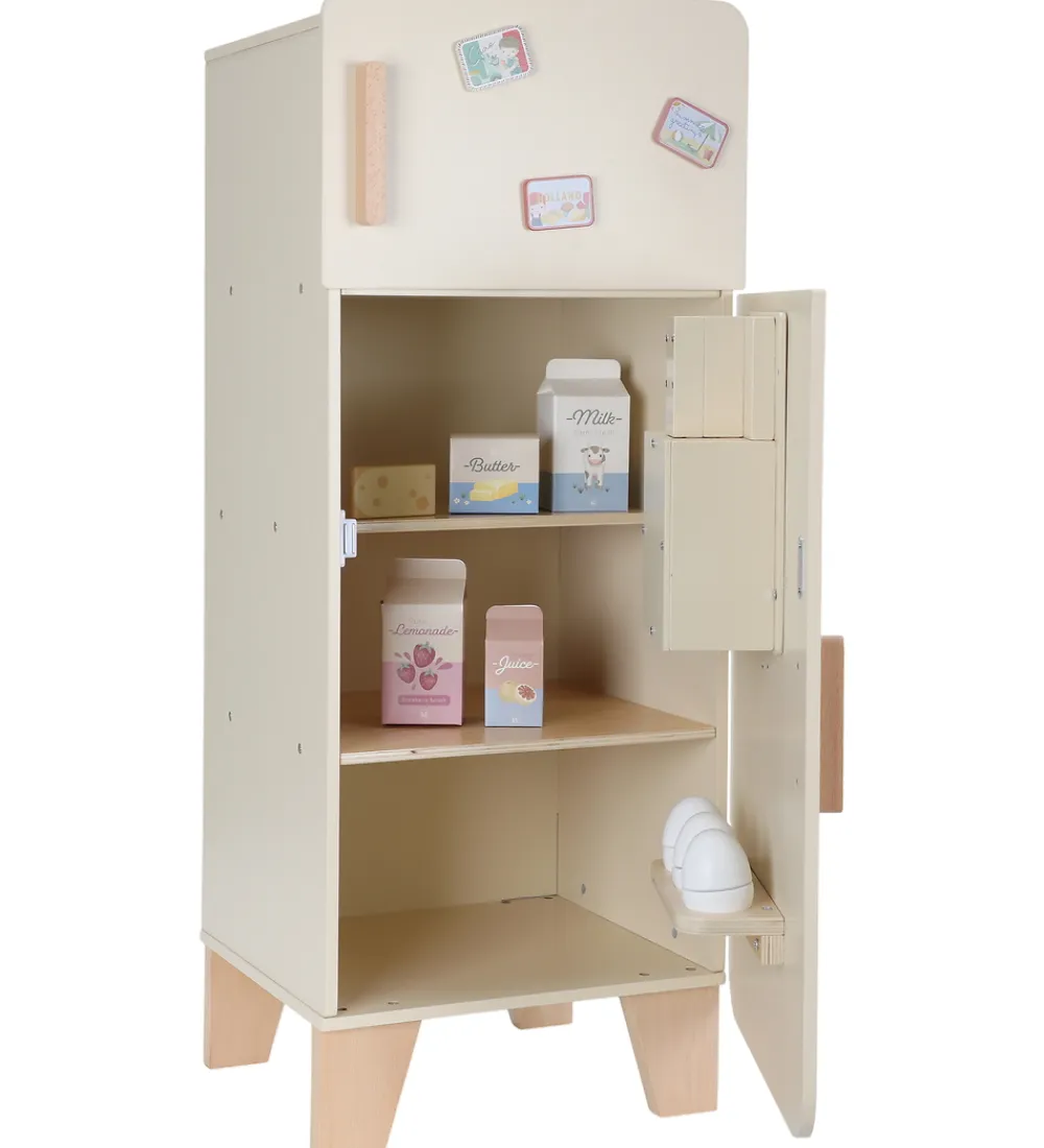 Little Dutch Trælegetøj|Babylegetøj>Køleskab - Træ - Hvid