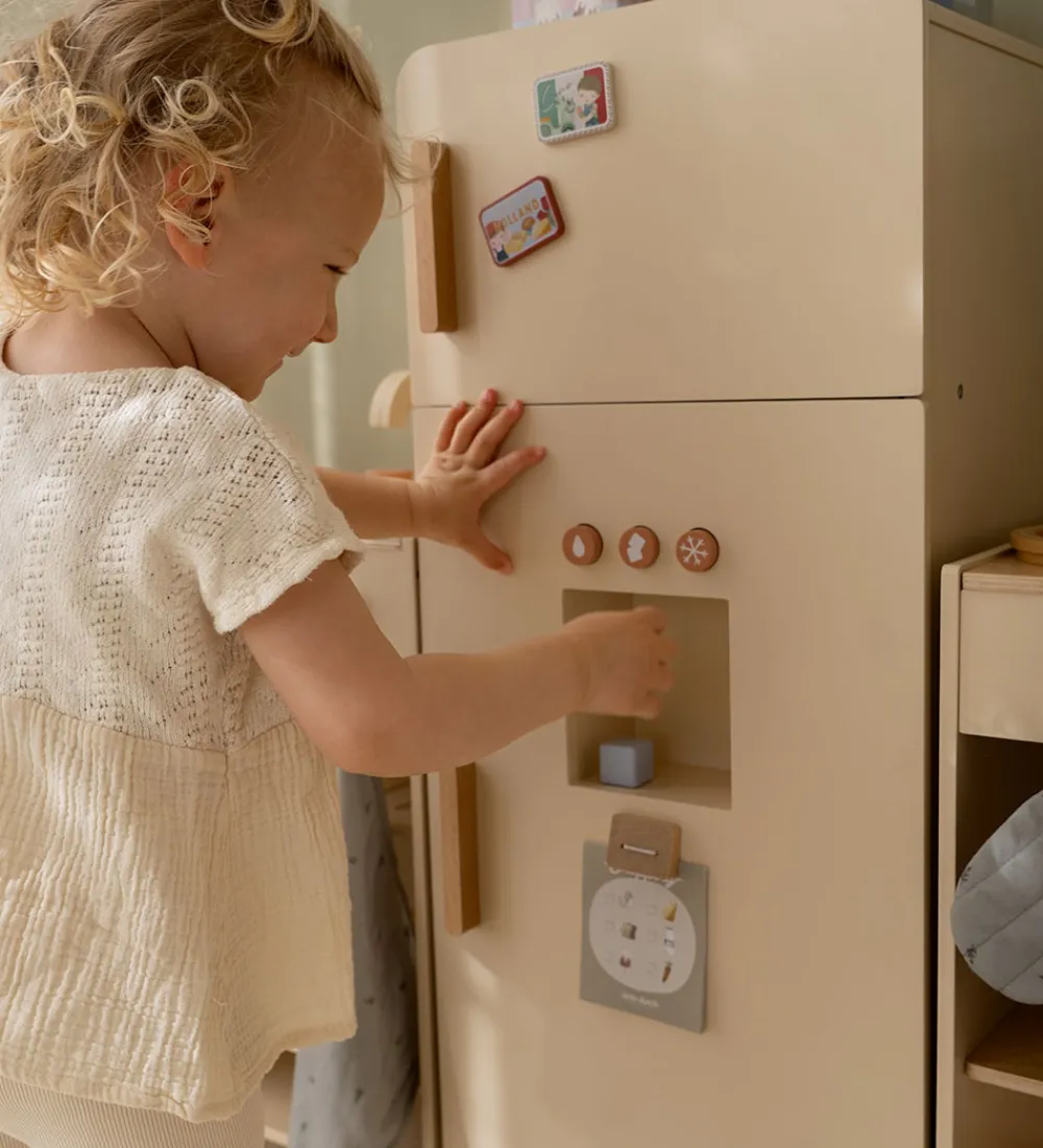 Little Dutch Trælegetøj|Babylegetøj>Køleskab - Træ - Hvid