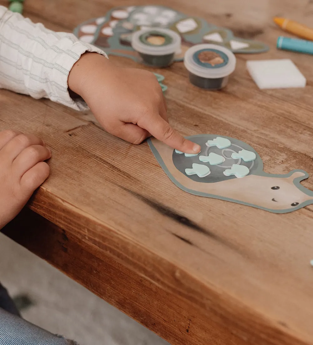 Little Dutch Kreasæt>Kreativitetsæske - 50+ Dele - Forest Friends