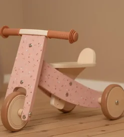 Little Dutch Trælegetøj|Løbecykler>Løbecykel - Træ - Pink Flower