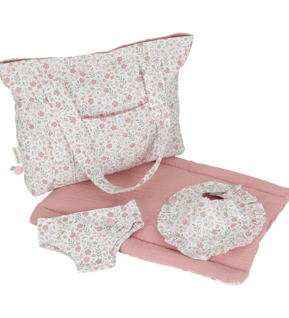 Little Dutch Dukker Og Tilbehør>Pusletaske - 4 Dele - Pink