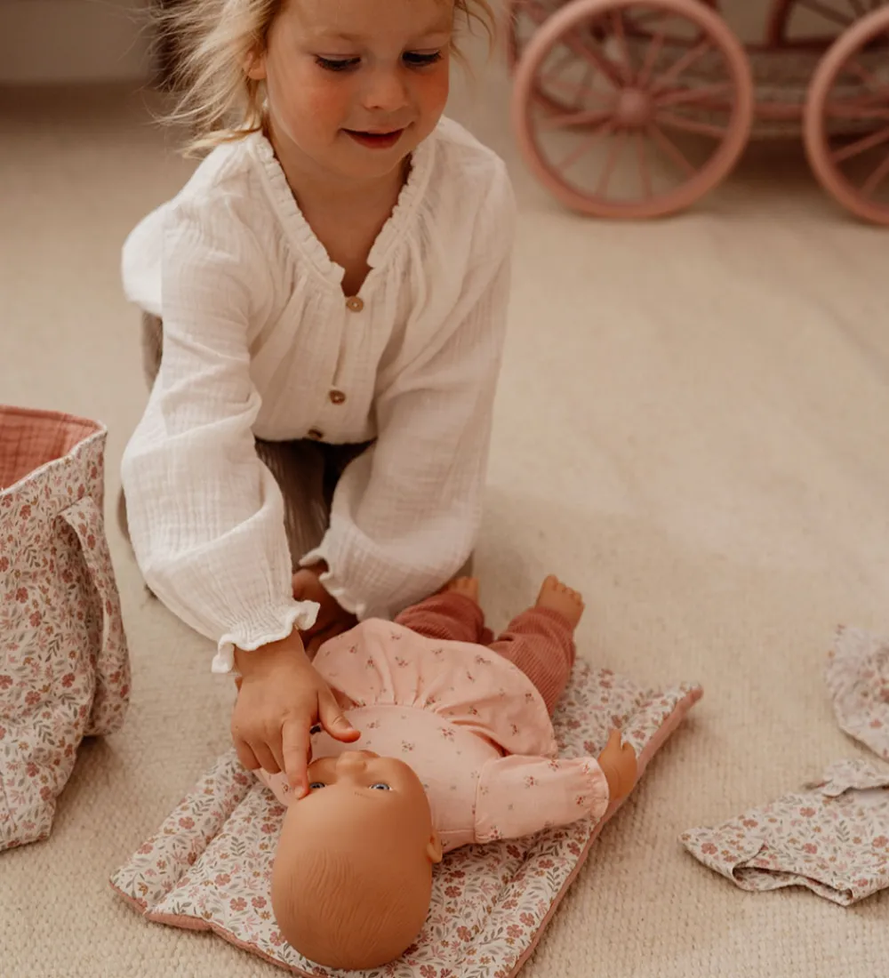 Little Dutch Dukker Og Tilbehør>Pusletaske - 4 Dele - Pink