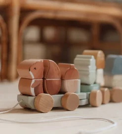 Little Dutch Stablelegetøj>Stabletog - Træ - 18 Dele - Forest Friends