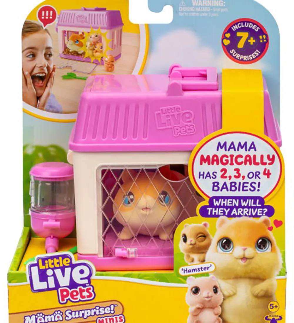 Little Live Pets Figurer>- Mama Surprise Minis Hamster