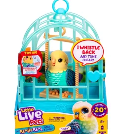 Little Live Pets Figurer>- My Really Real Bird & Cage - Indie