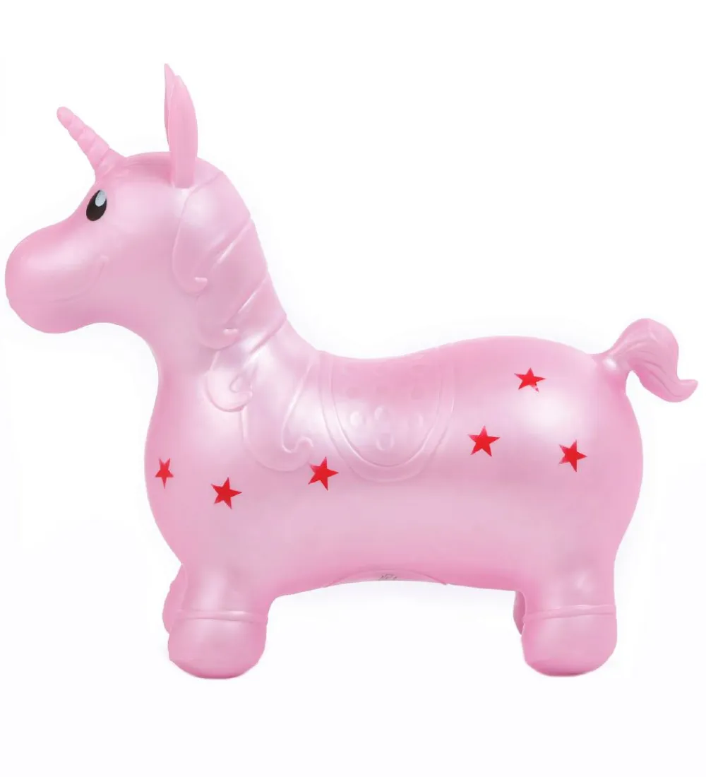 Ludi Tumledyr>Hoppedyr - Enhjørning - Rosa