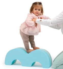 Ludi Tumledyr|Motorisk Legetøj>Motorikklodser - Skum - Blå/Gul