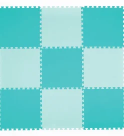 Ludi Legetæpper Og Legegulve>Skumgulv - 9 Dele - 145x145 cm - Grøn