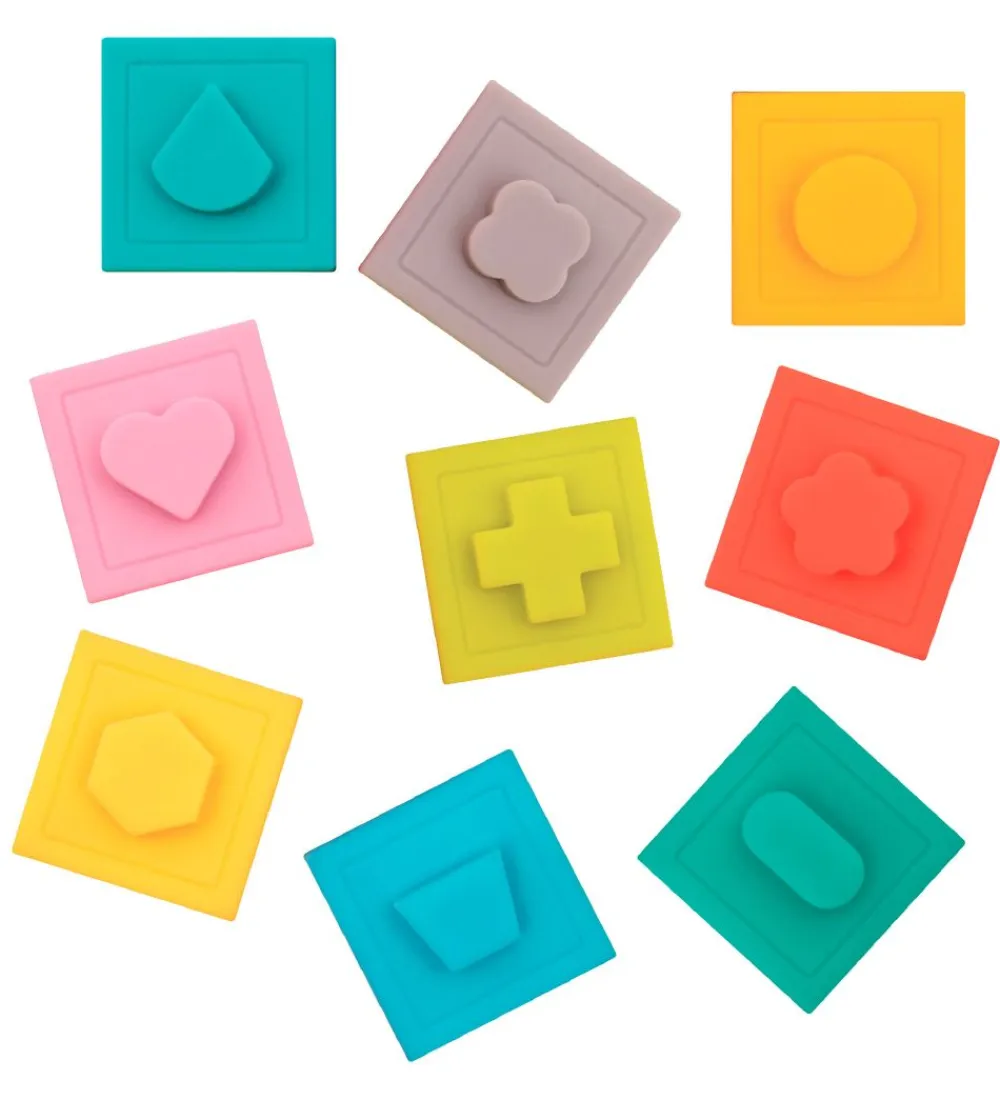 Ludi Stablelegetøj>Stableklodser - 9 Dele