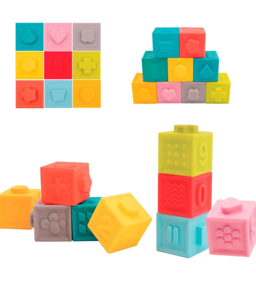 Ludi Stablelegetøj>Stableklodser - 9 Dele