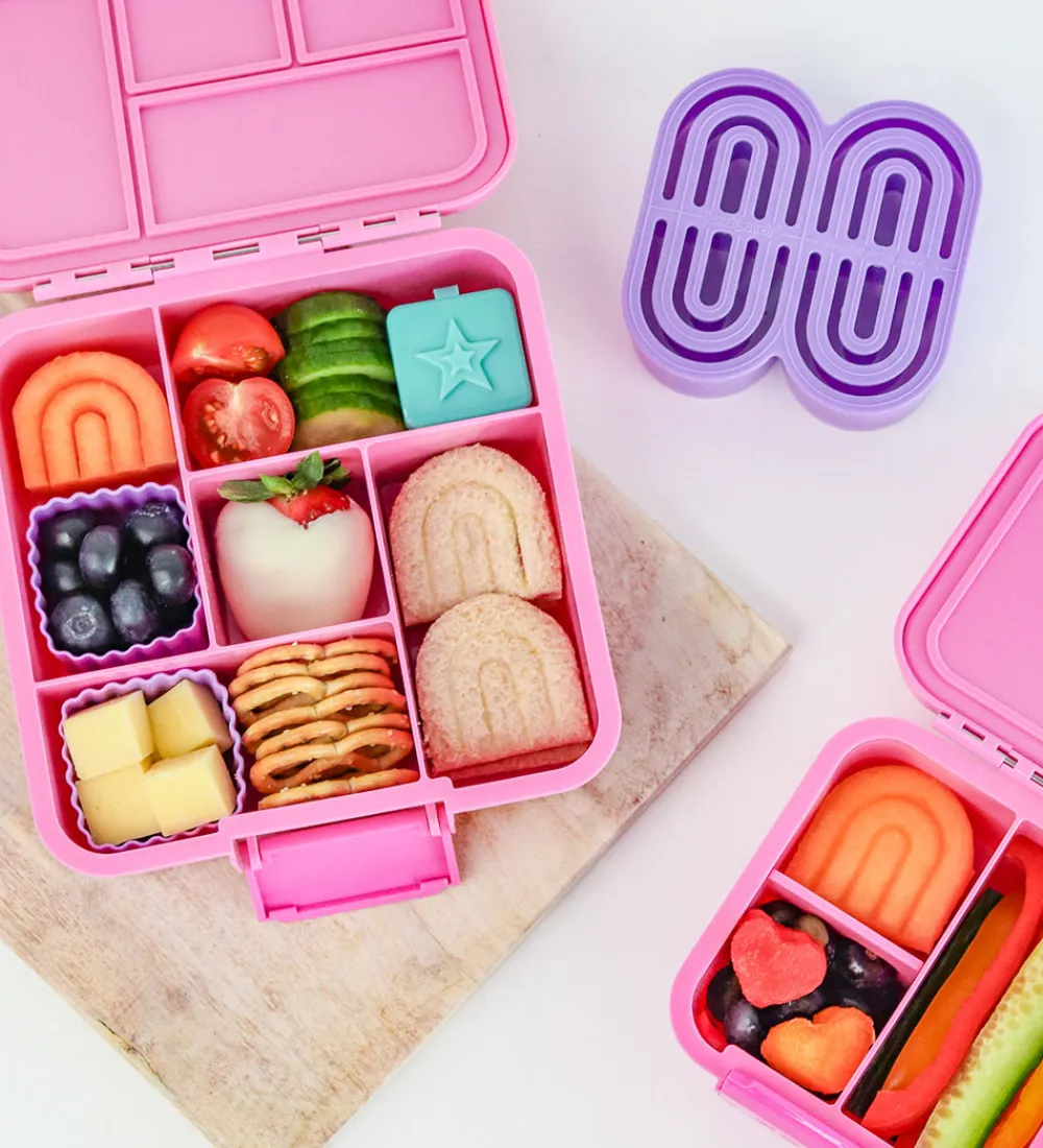 Lunch Punch Halloween>Udstikkere - 2 stk. - Regnbuer